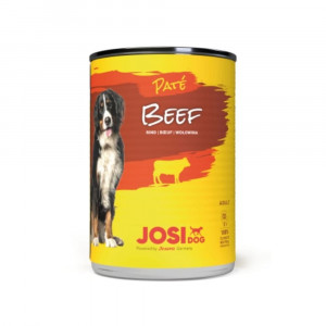 JOSERA JOSIDOG PATE BEEF konservi suņiem Liellopu pastēte 400g