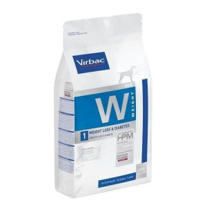 VIRBAC HPM DOG WEIGHT LOSS & DIABETES 1 sausā suņu barība 3kg