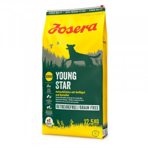 JOSERA YOUNGSTAR bezgraudu sausā barība kucēniem Putnu gaļa 12.5kg