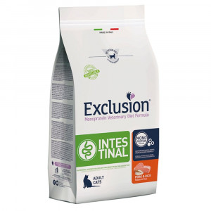 EXCLUSION CAT INTESTINAL sausā barība kaķiem Cūkgaļa, rīsi 1.5kg