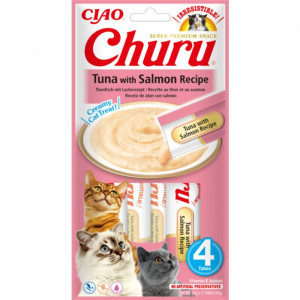 CHURU CAT CREAMY biezenis kaķiem Tuncis, lasis 14g N4