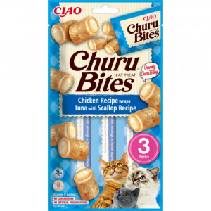 CHURU CAT BITES gardums kaķiem Vista, tuncis, ķemmīšgliemenes 10g N3