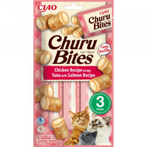 CHURU CAT BITES gardums kaķiem Tuncis, lasis 10g N3