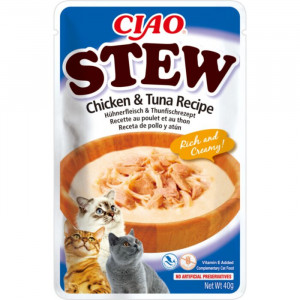 CHURU CAT STEW gardums kaķiem Vista, tuncis sautējumā 40g