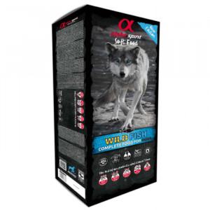 ALPHA SPIRIT WILD FISH sausā barība suņiem Svaigas zivis 9kg