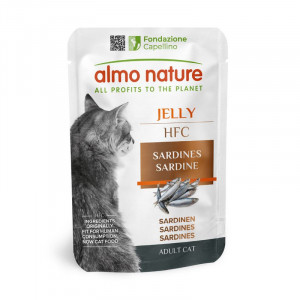 Almo Nature Cat HFC Jelly Sardines konservi kaķiem Sardīnes želejā 55g