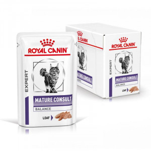 ROYAL CANIN VHN CAT MATURE CONSULT BALANCE LOAF konservi kaķiem pastēte 85g
