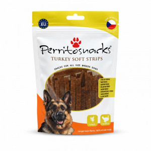 Perrito Soft Stripes Turkey gaļas gardums suņiem ar tītaru 100 g