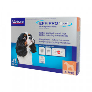 EFFIPRO DUO 67mg/20mg (2-10 kg) suņiem N4
