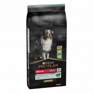PRO PLAN DOG MEDIUM SENSITIVE DIGESTION sausā suņu barība Jērs 14kg