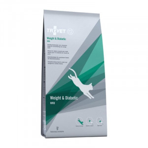 TROVET CAT WEIGHT & DIABETIC WRD sausā kaķu barība 3kg