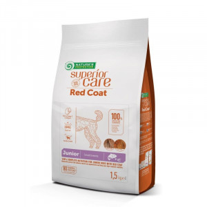 NATURE`S PROTECTION SUPERIOR CARE JUNIOR RED MINI sausā barība suņiem Lasis 1.5kg