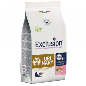 EXCLUSION CAT URINARY sausā barība kaķiem Cūkgaļa, rīsi 1.5kg