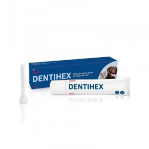 DENTIHEX mutes un zobu kopšanas pasta suņiem, kaķiem 20g