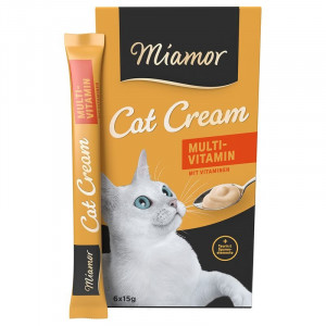 MIAMOR CREAM MULTIVITAMIN gardums krēms kaķiem 15g x6