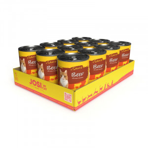 JOSERA JOSICAT BEEF SAUCE konservi kaķiem Liellops mērcē 415g