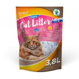 PERFECT CAT LAVANDA silikona smiltis kaķu tualetēm 3.8L