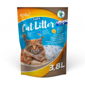 PERFECT CAT NATURAL silikona smiltis kaķu tualetēm 3.8L