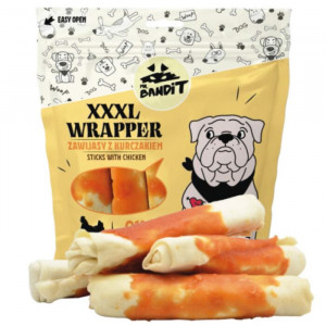 MR.BANDIT WRAPPER XXXL CHICKEN gardums suņiem Nūjas ar vistu 500g 20cm N5