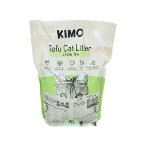 KIMO TOFU GREEN TEA sojas pakaiši kaķiem 2.5kg 6L