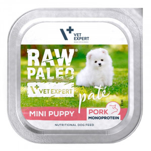 RAW PALEO DOG PUPPY MINI PORK pastēte kucēniem Cūkgaļa 150g