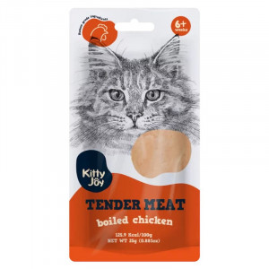 KITTY JOY BOILED CHICKEN kaķu gardums Varīta vista 25g