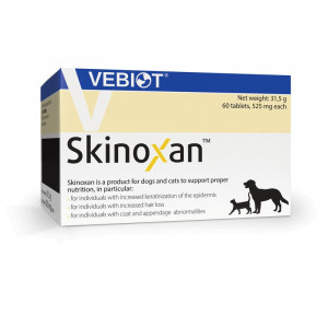 Skinoxan Vebiot papildbarība suņiem, kaķiem Ādai, spalvai N60