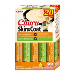 CHURU CAT SKIN & COAT VARIETY biezenis kaķiem Multipaka 14g N20