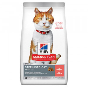 HILL`S SP CAT STERILISED SALMON sausā kaķu barība Lasis 10kg