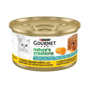 GOURMET GOLD GRAVY HEART CHICKEN kaķu konservi Vista 85g