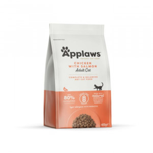 APPLAWS CAT ADULT CHICKEN SALMON sausā kaķu barība Vista, lasis 400g