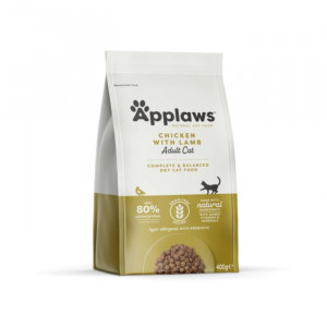 APPLAWS CAT ADULT CHICKEN LAMB sausā kaķu barība Vista, jērs 400g