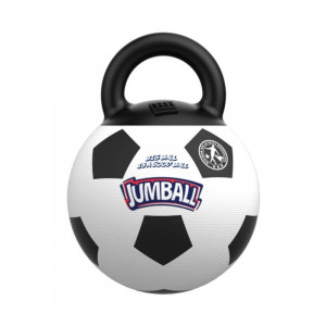 GIGWI JUMBALL XL FOOTBALL rotaļlieta suņiem Bumba ar rokturi 20cm