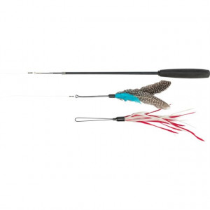 TRIXIE TELESCOPE ROD rotaļlieta kaķiem Makšķere 38-98 cm