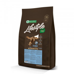 Nature's Protection Dog Lifestyle White Fish bezgraudu sausā suņu barība 10kg