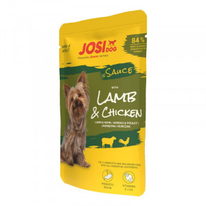 JOSERA JOSIDOG MINI LAMB & CHICKEN SAUCE suņu konservi 100g