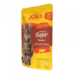 JOSERA JOSICAT BEEF SAUCE kaķu konservi 85g