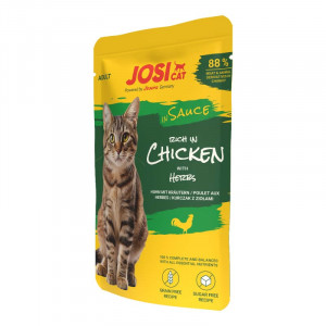 JOSERA JOSICAT CHICKEN SAUCE kaķu konservi 85g