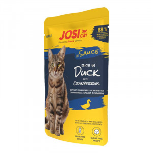 JOSERA JOSICAT DUCK SAUCE kaķu konservi 85g