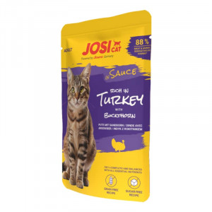 JOSERA JOSICAT TURKEY SAUCE kaķu konservi 85g