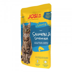 JOSERA JOSICAT SALMON SAUCE kaķu konservi 85g