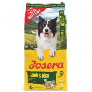 JOSERA LAMB & RICE sausā barība suņiem Jērs, rīsi 12.5+2.5 kg