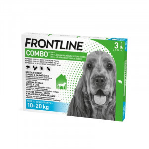 FRONTLINE COMBO SPOT-ON DOG M SUŅIEM (10-20KG) N3