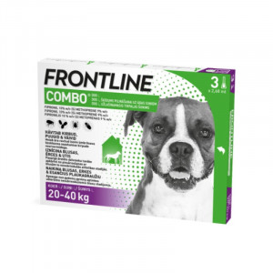 Frontline Combo spot-on pilieni suņiem 20&ndash;40 kg N3