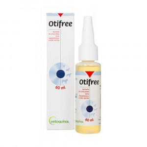 Otifree ausu tīrī&scaron;anas līdzeklis suņiem un kaķiem 60 ml