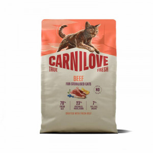 Carnilove True Fresh Sterilised Beef kaķu barība sterilizētiem kaķiem 6 kg