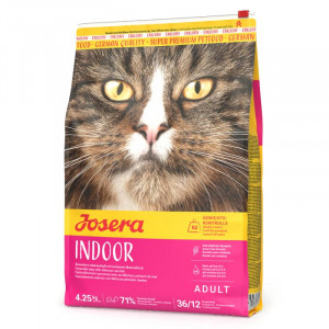 Josera Indoor Cat sausā kaķu barība istabas kaķiem 4.25 kg