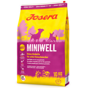 Josera Miniwell sausā barība mazo šķirņu suņiem ar vistu 10kg