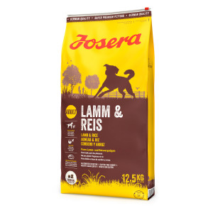 Josera Lamb & Rice sausā barība suņiem Jērs, rīsi 12.5kg