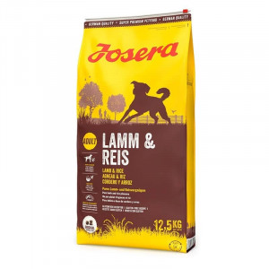 JOSERA LAMB & RICE sausā barība suņiem Jērs, rīsi 12.5kg
